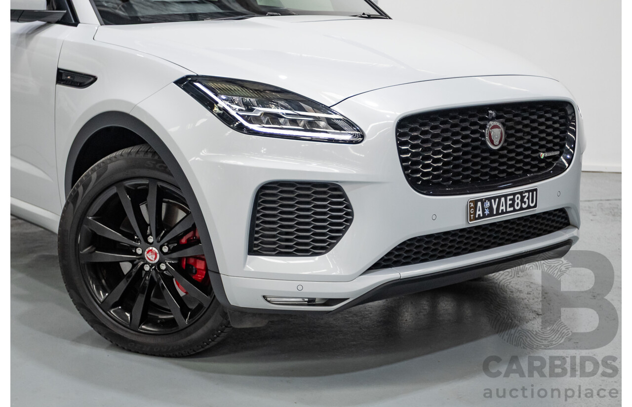 12/2020 Jaguar E-Pace P250 Chequered Flag (AWD) X540 MY20 4D Wagon Nak Yulong White Metallic Turbo 2.0L