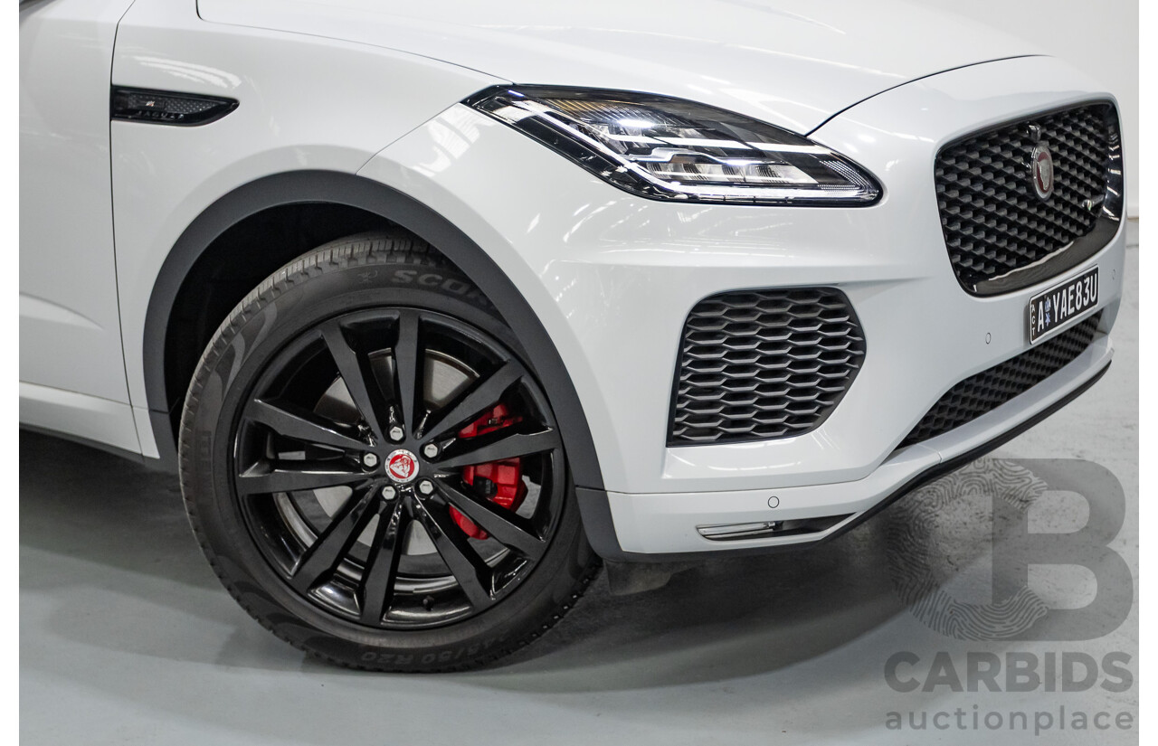 12/2020 Jaguar E-Pace P250 Chequered Flag (AWD) X540 MY20 4D Wagon Nak Yulong White Metallic Turbo 2.0L