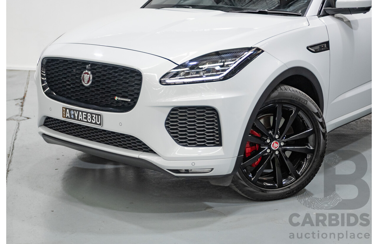 12/2020 Jaguar E-Pace P250 Chequered Flag (AWD) X540 MY20 4D Wagon Nak Yulong White Metallic Turbo 2.0L