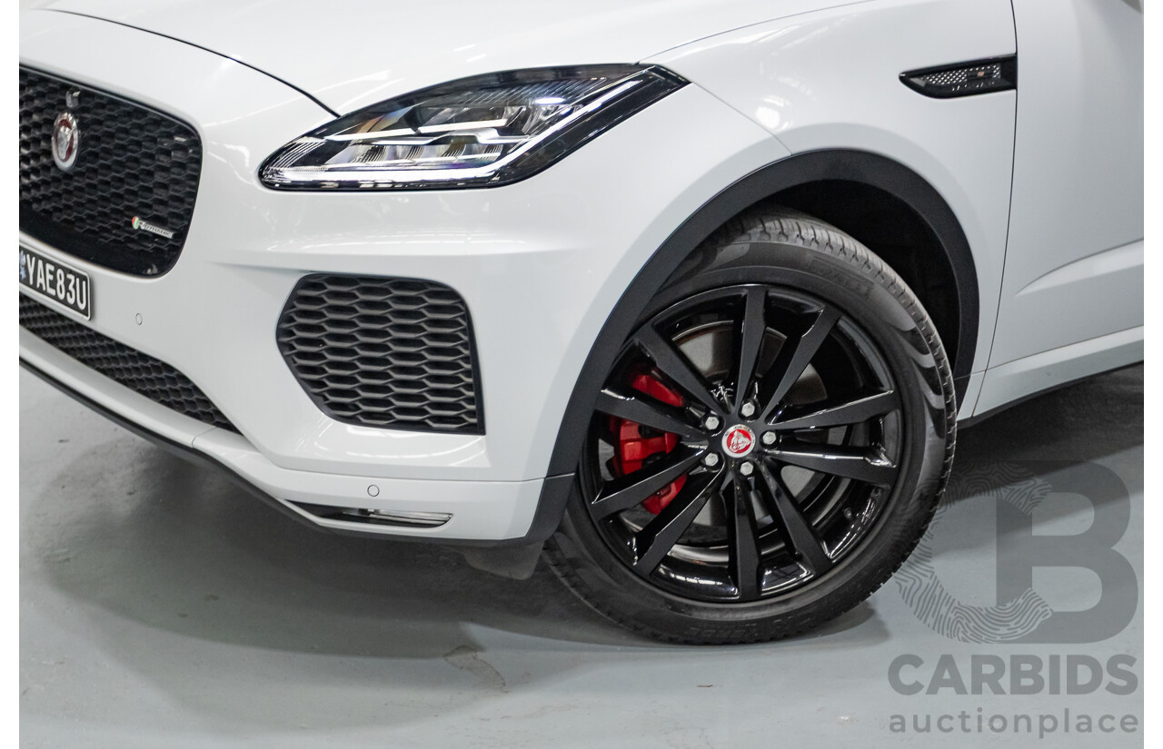 12/2020 Jaguar E-Pace P250 Chequered Flag (AWD) X540 MY20 4D Wagon Nak Yulong White Metallic Turbo 2.0L