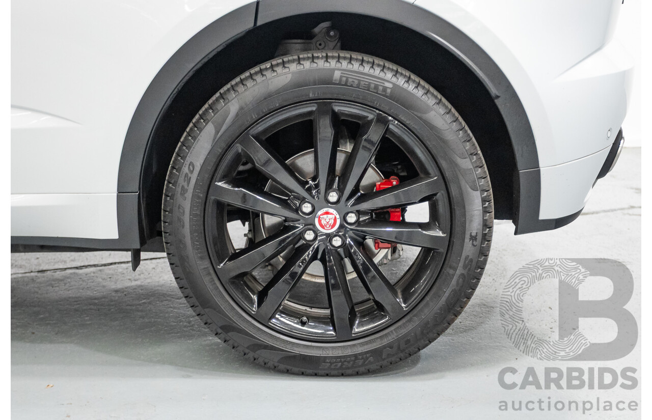 12/2020 Jaguar E-Pace P250 Chequered Flag (AWD) X540 MY20 4D Wagon Nak Yulong White Metallic Turbo 2.0L