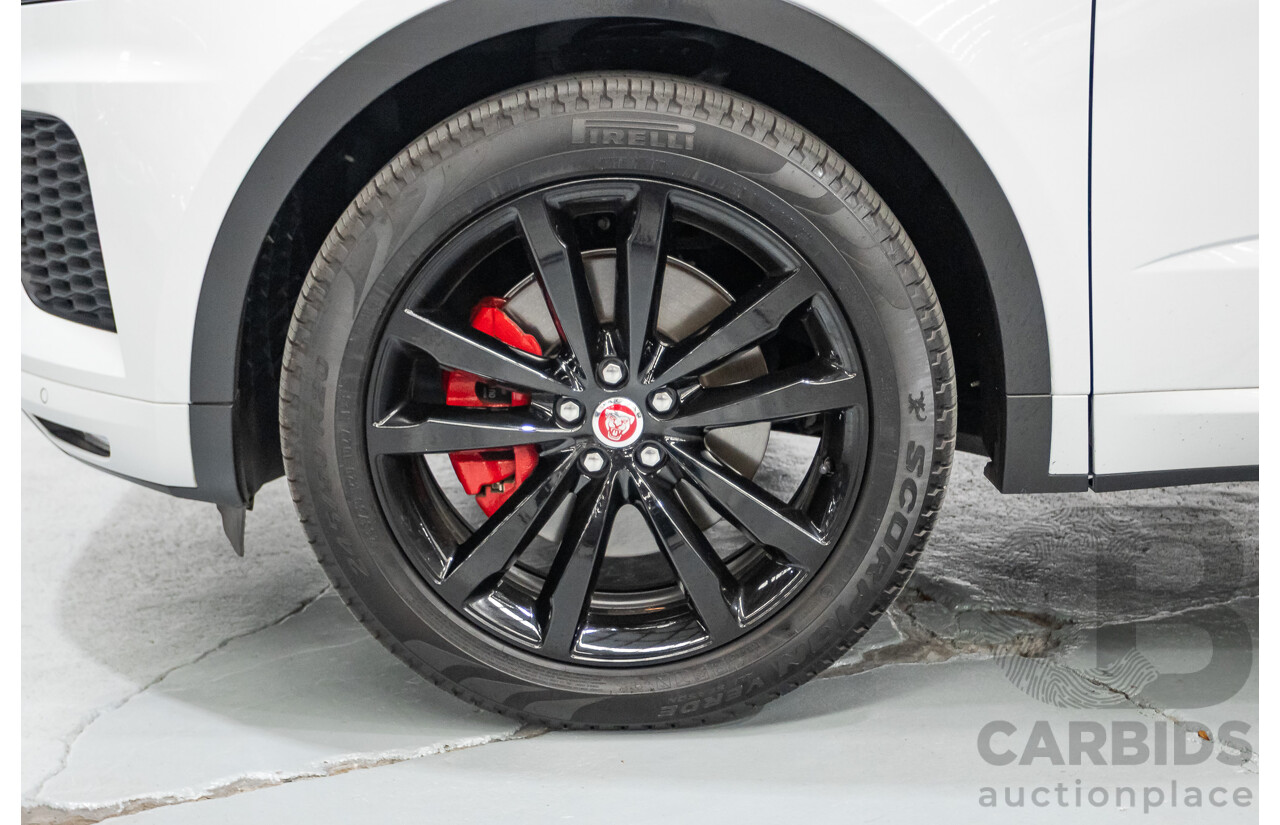 12/2020 Jaguar E-Pace P250 Chequered Flag (AWD) X540 MY20 4D Wagon Nak Yulong White Metallic Turbo 2.0L