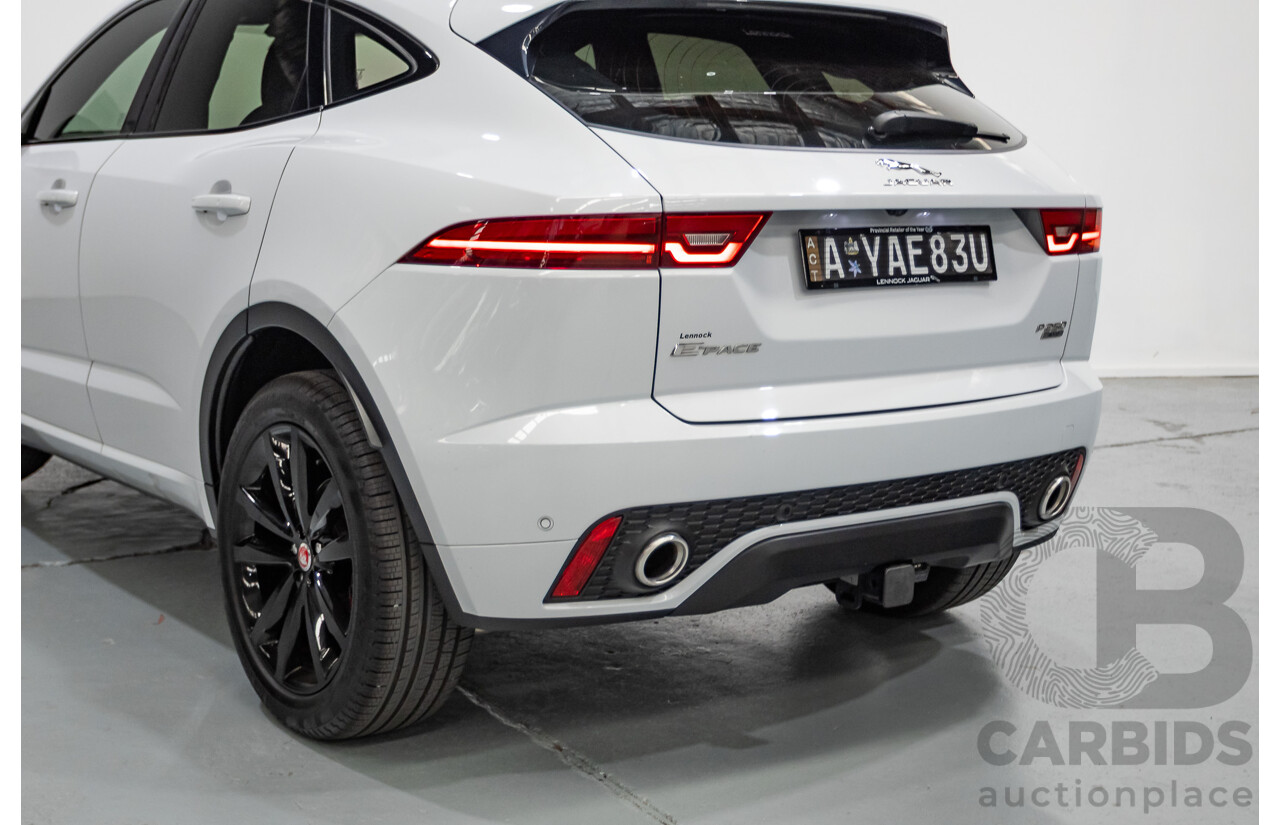 12/2020 Jaguar E-Pace P250 Chequered Flag (AWD) X540 MY20 4D Wagon Nak Yulong White Metallic Turbo 2.0L