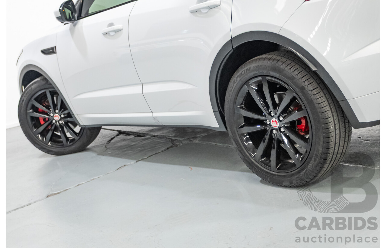 12/2020 Jaguar E-Pace P250 Chequered Flag (AWD) X540 MY20 4D Wagon Nak Yulong White Metallic Turbo 2.0L