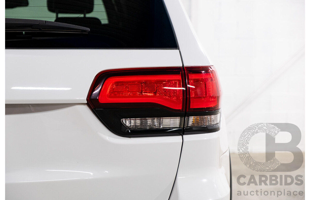 07/2016 Jeep Grand Cherokee 75th Anniversary (4x4) 4x4 WK MY16 4D Wagon Bright White 3.6L