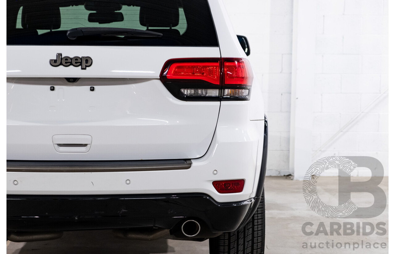 07/2016 Jeep Grand Cherokee 75th Anniversary (4x4) 4x4 WK MY16 4D Wagon Bright White 3.6L