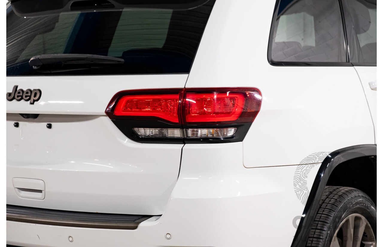 07/2016 Jeep Grand Cherokee 75th Anniversary (4x4) 4x4 WK MY16 4D Wagon Bright White 3.6L