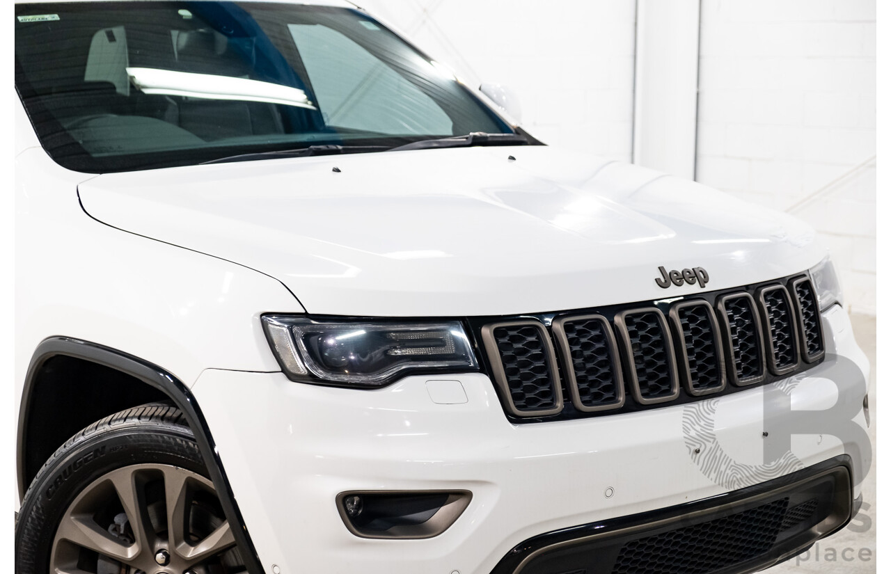 07/2016 Jeep Grand Cherokee 75th Anniversary (4x4) 4x4 WK MY16 4D Wagon Bright White 3.6L