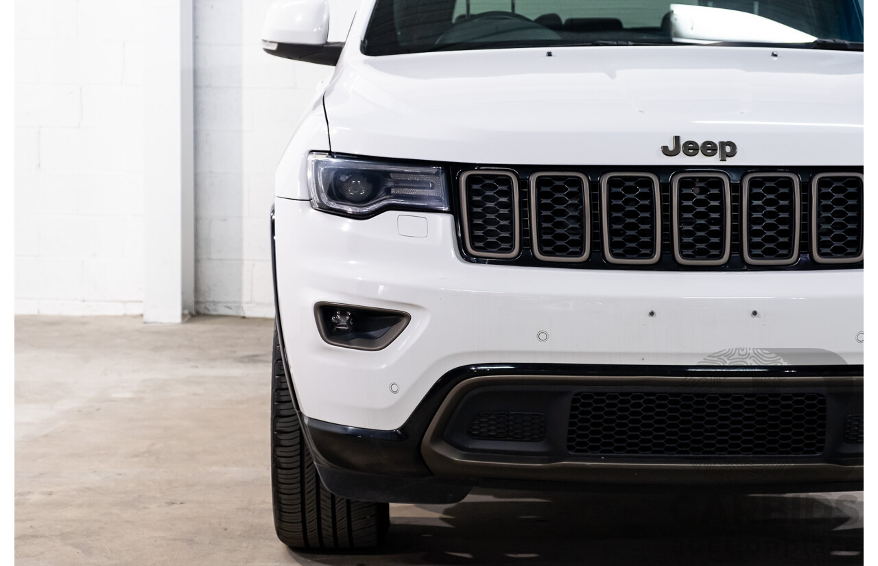 07/2016 Jeep Grand Cherokee 75th Anniversary (4x4) 4x4 WK MY16 4D Wagon Bright White 3.6L