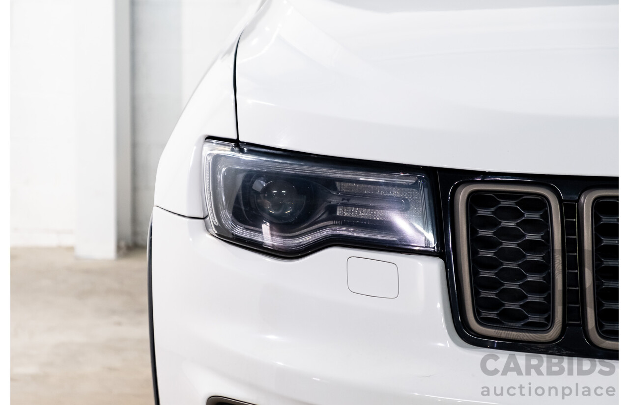 07/2016 Jeep Grand Cherokee 75th Anniversary (4x4) 4x4 WK MY16 4D Wagon Bright White 3.6L