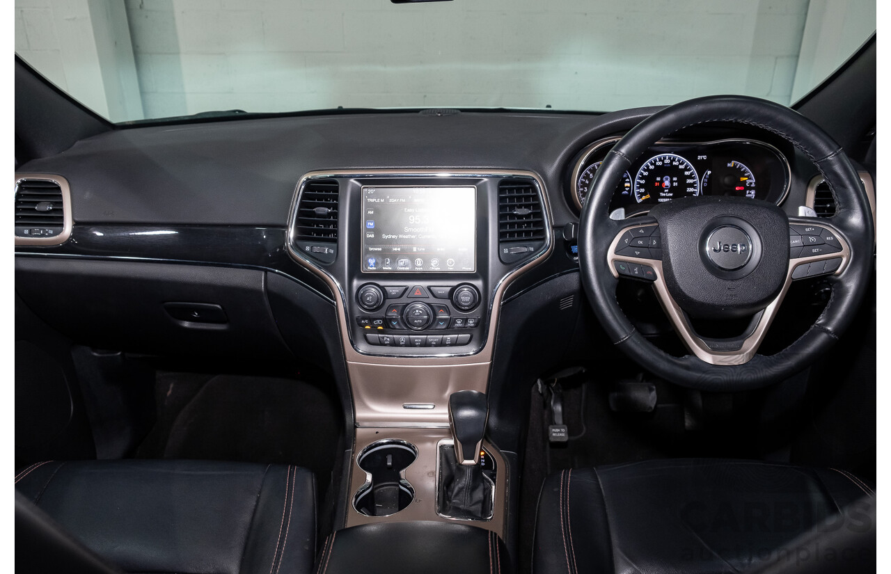 07/2016 Jeep Grand Cherokee 75th Anniversary (4x4) 4x4 WK MY16 4D Wagon Bright White 3.6L