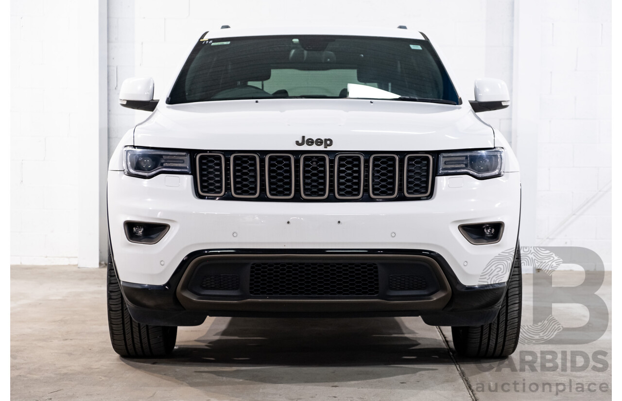 07/2016 Jeep Grand Cherokee 75th Anniversary (4x4) 4x4 WK MY16 4D Wagon Bright White 3.6L