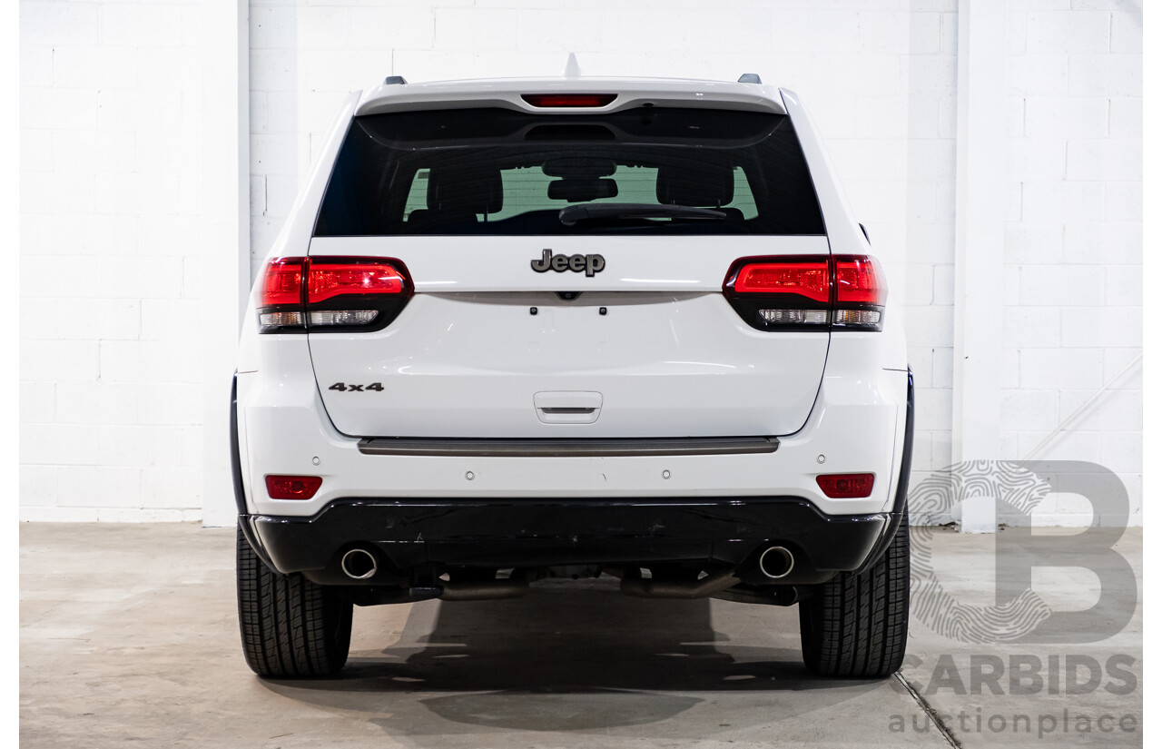 07/2016 Jeep Grand Cherokee 75th Anniversary (4x4) 4x4 WK MY16 4D Wagon Bright White 3.6L