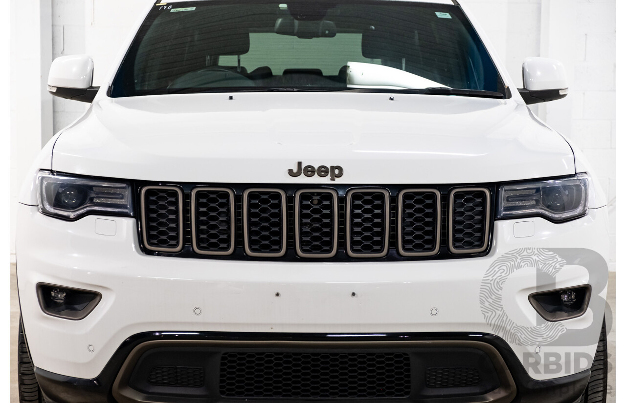 07/2016 Jeep Grand Cherokee 75th Anniversary (4x4) 4x4 WK MY16 4D Wagon Bright White 3.6L