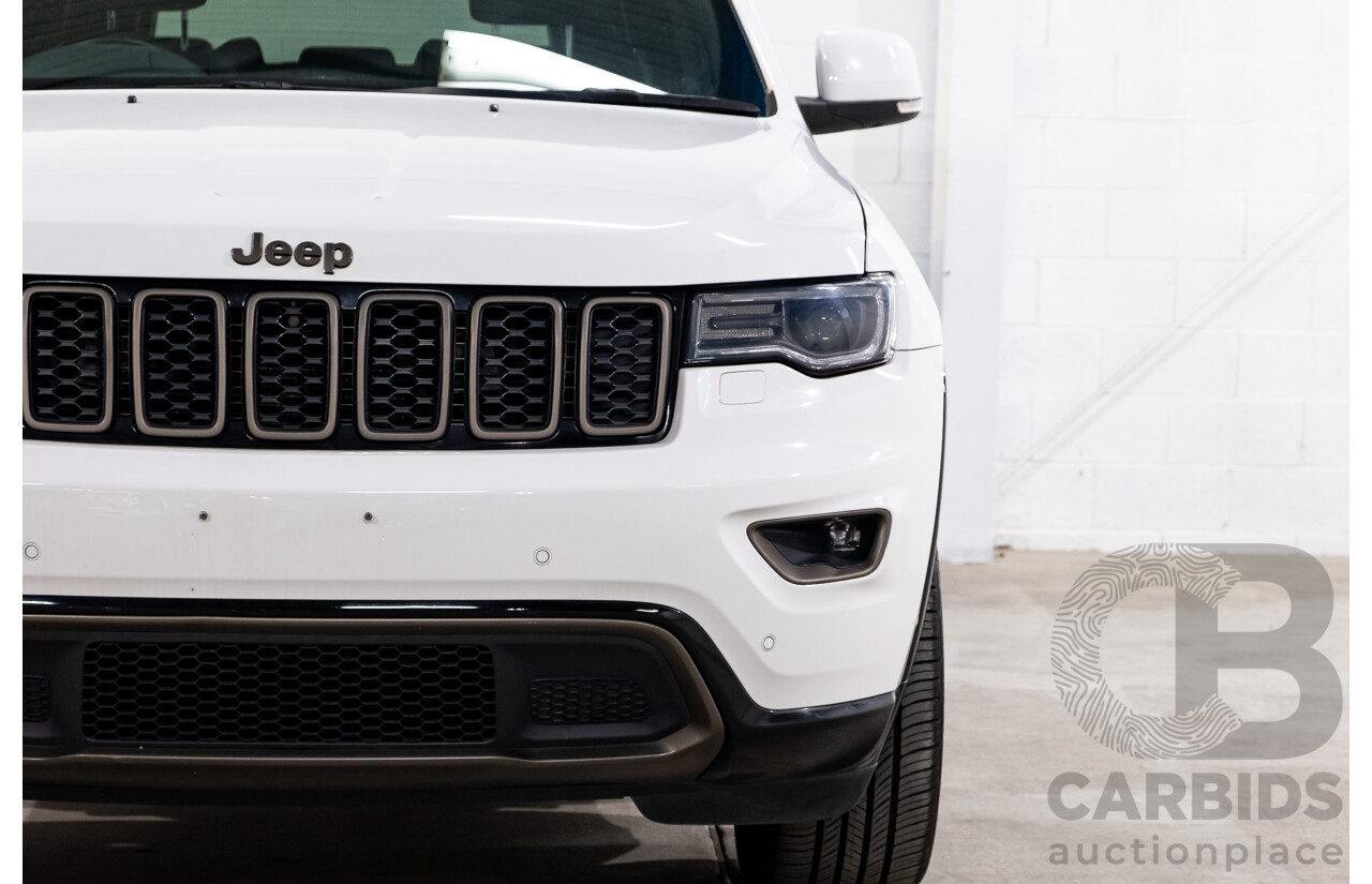 07/2016 Jeep Grand Cherokee 75th Anniversary (4x4) 4x4 WK MY16 4D Wagon Bright White 3.6L