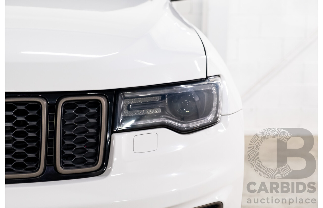 07/2016 Jeep Grand Cherokee 75th Anniversary (4x4) 4x4 WK MY16 4D Wagon Bright White 3.6L