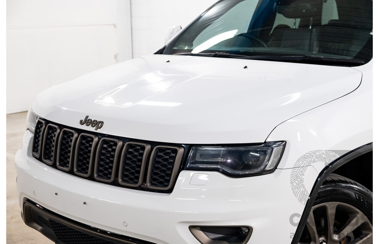 07/2016 Jeep Grand Cherokee 75th Anniversary (4x4) 4x4 WK MY16 4D Wagon Bright White 3.6L