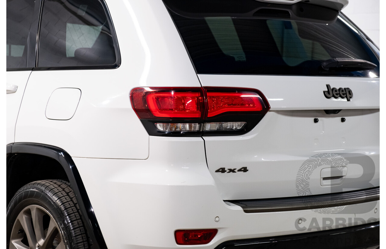 07/2016 Jeep Grand Cherokee 75th Anniversary (4x4) 4x4 WK MY16 4D Wagon Bright White 3.6L