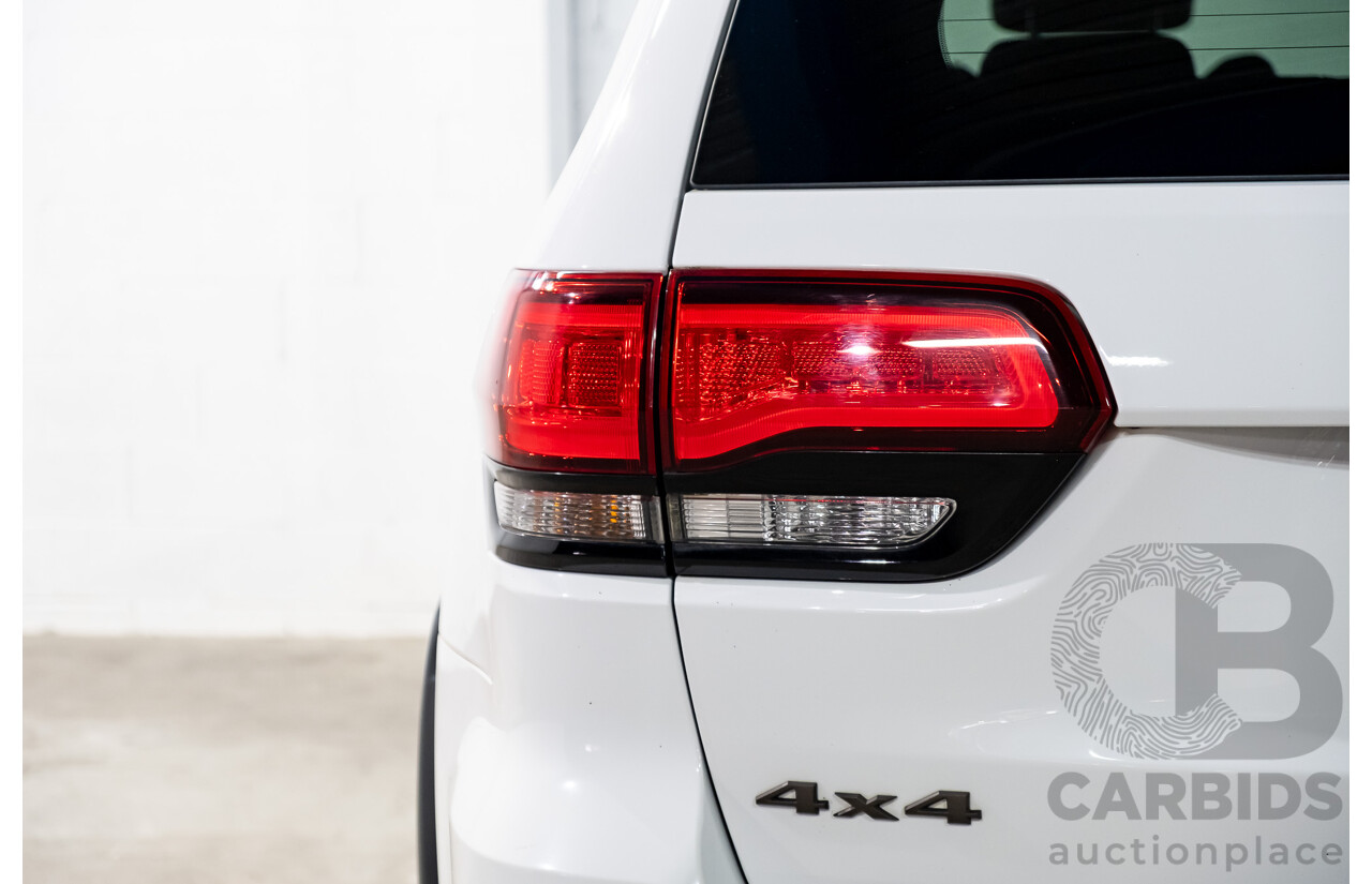 07/2016 Jeep Grand Cherokee 75th Anniversary (4x4) 4x4 WK MY16 4D Wagon Bright White 3.6L