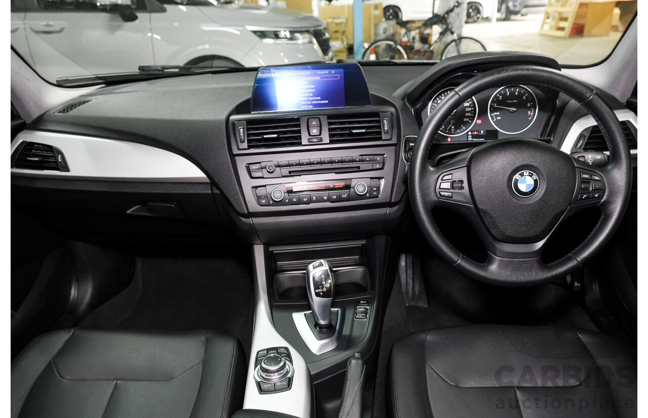 10/2012 BMW 118i F20 5d Hatchback Tiefsee Blue Metallic Turbo 1.6L
