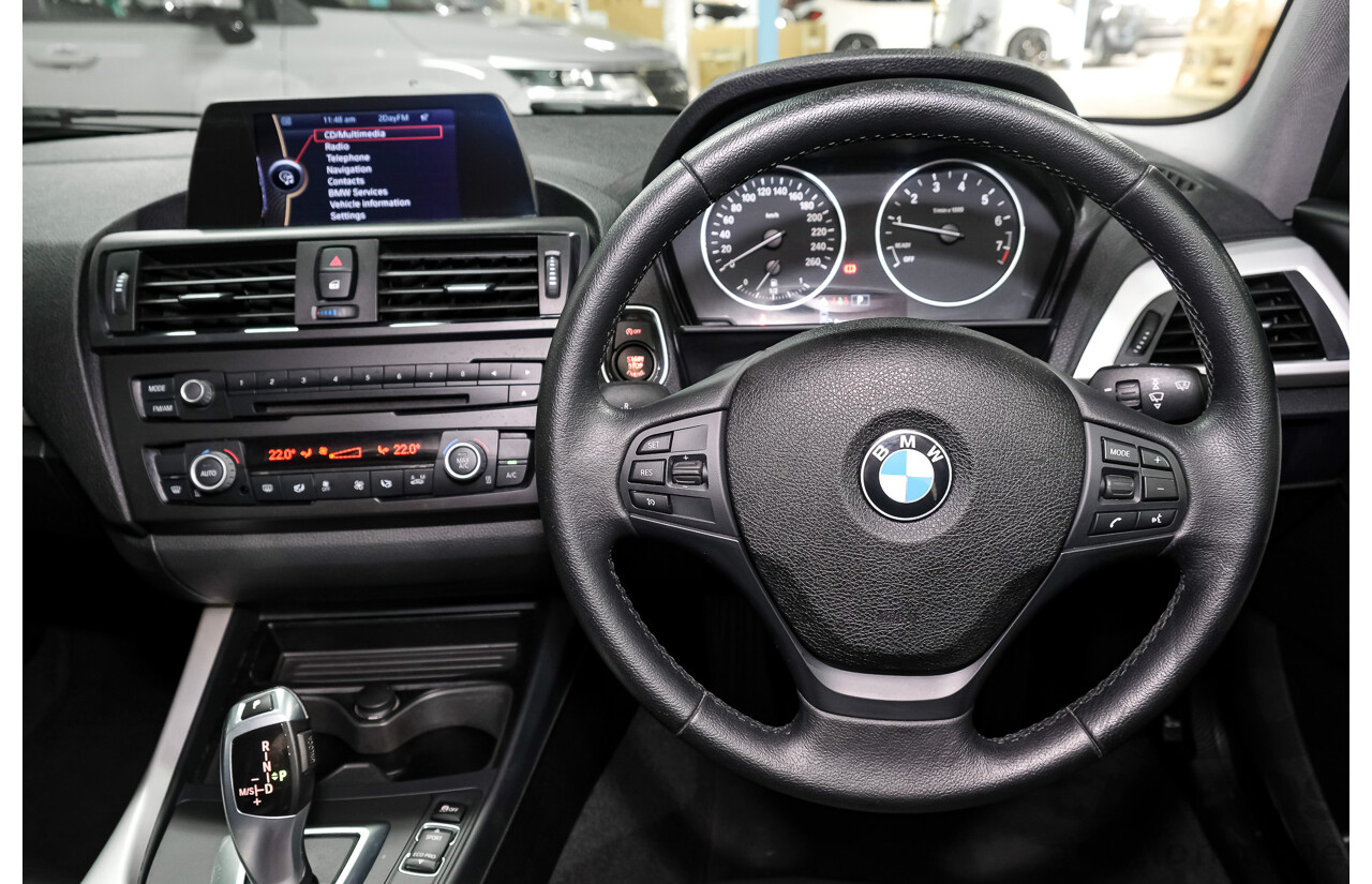 10/2012 BMW 118i F20 5d Hatchback Tiefsee Blue Metallic Turbo 1.6L
