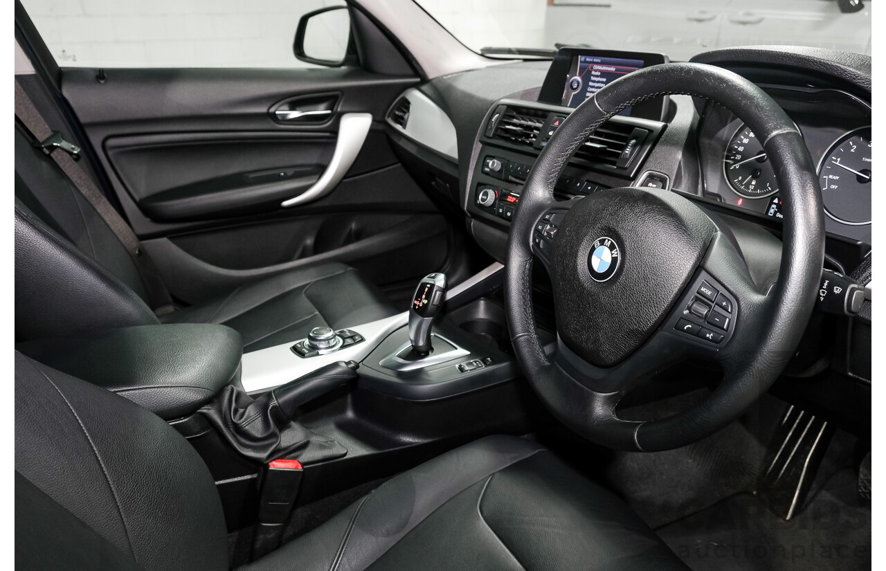 10/2012 BMW 118i F20 5d Hatchback Tiefsee Blue Metallic Turbo 1.6L