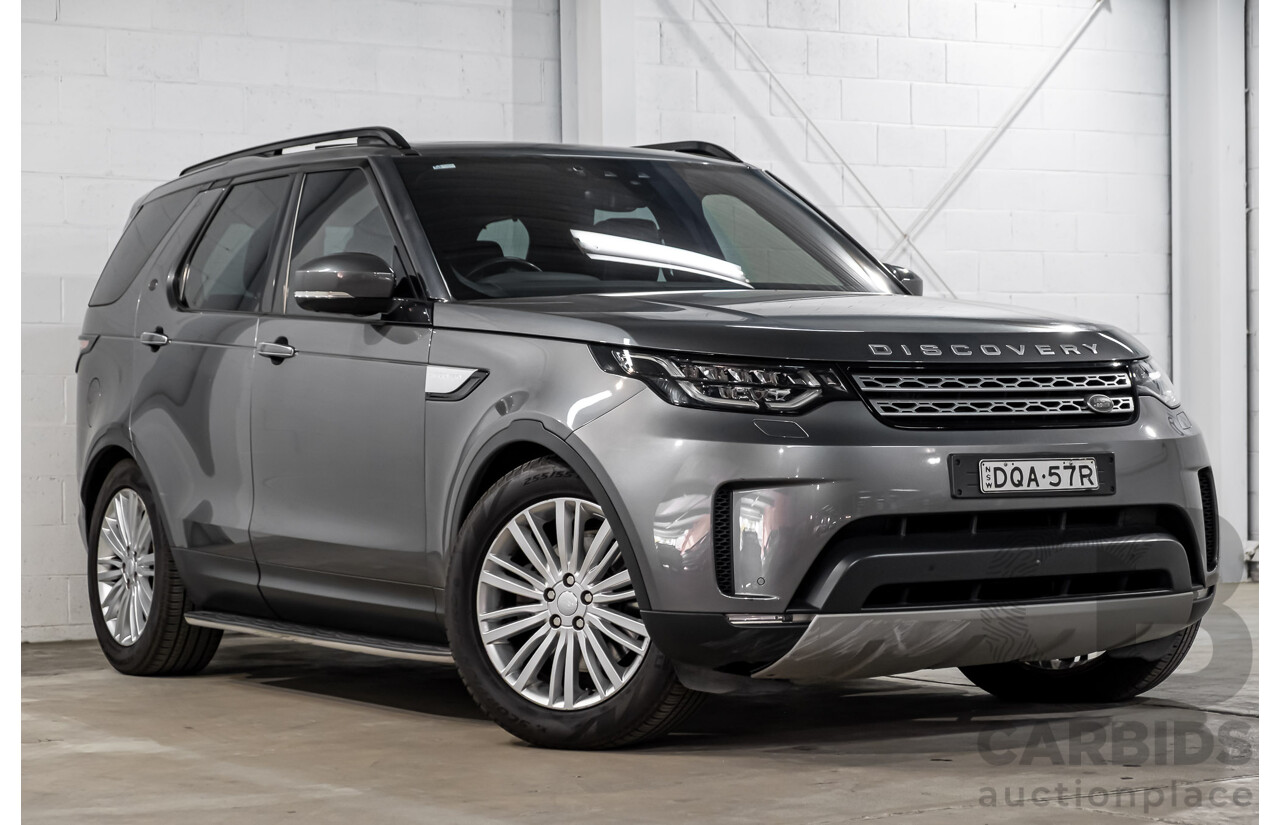 07/2017 Land Rover Discovery SD4 HSE Luxury (4WD) MY17 4D Wagon Ammonite Grey Metallic Turbo Diesel 2.0L - 7 Seater