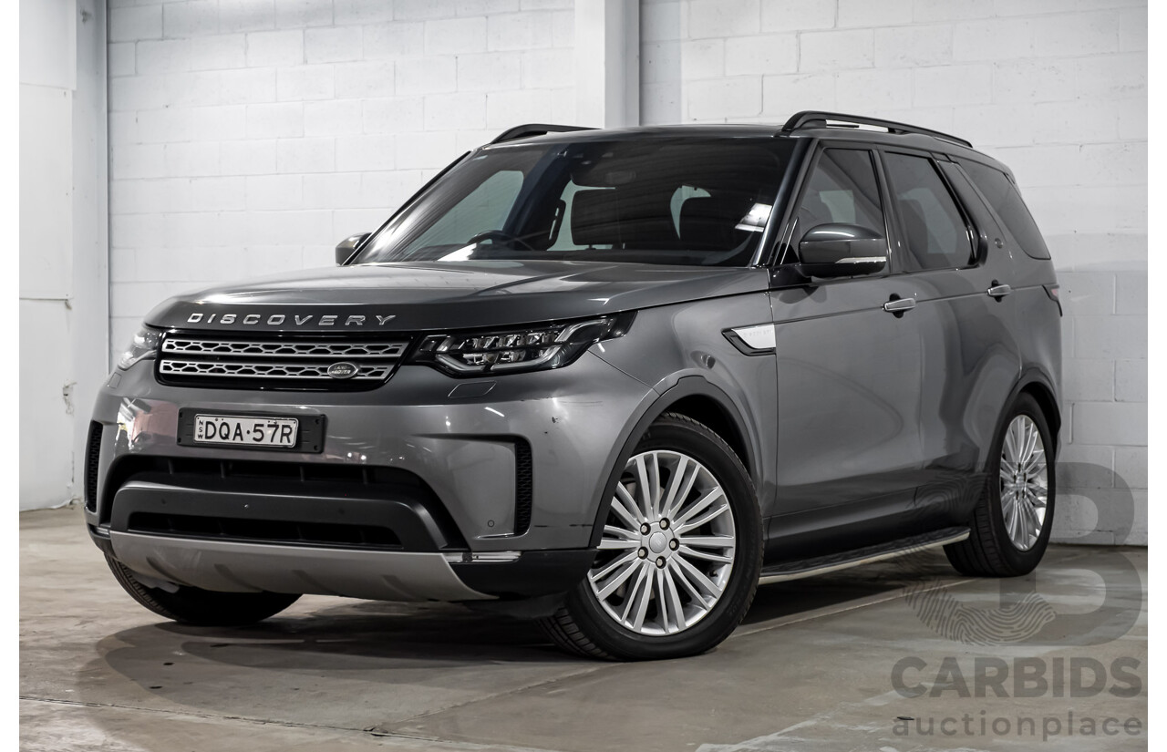 07/2017 Land Rover Discovery SD4 HSE Luxury (4WD) MY17 4D Wagon Ammonite Grey Metallic Turbo Diesel 2.0L - 7 Seater