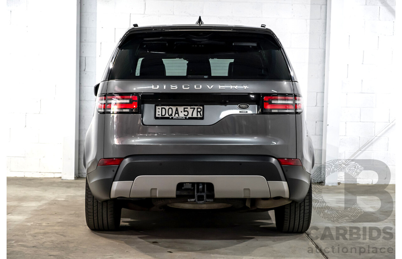 07/2017 Land Rover Discovery SD4 HSE Luxury (4WD) MY17 4D Wagon Ammonite Grey Metallic Turbo Diesel 2.0L - 7 Seater