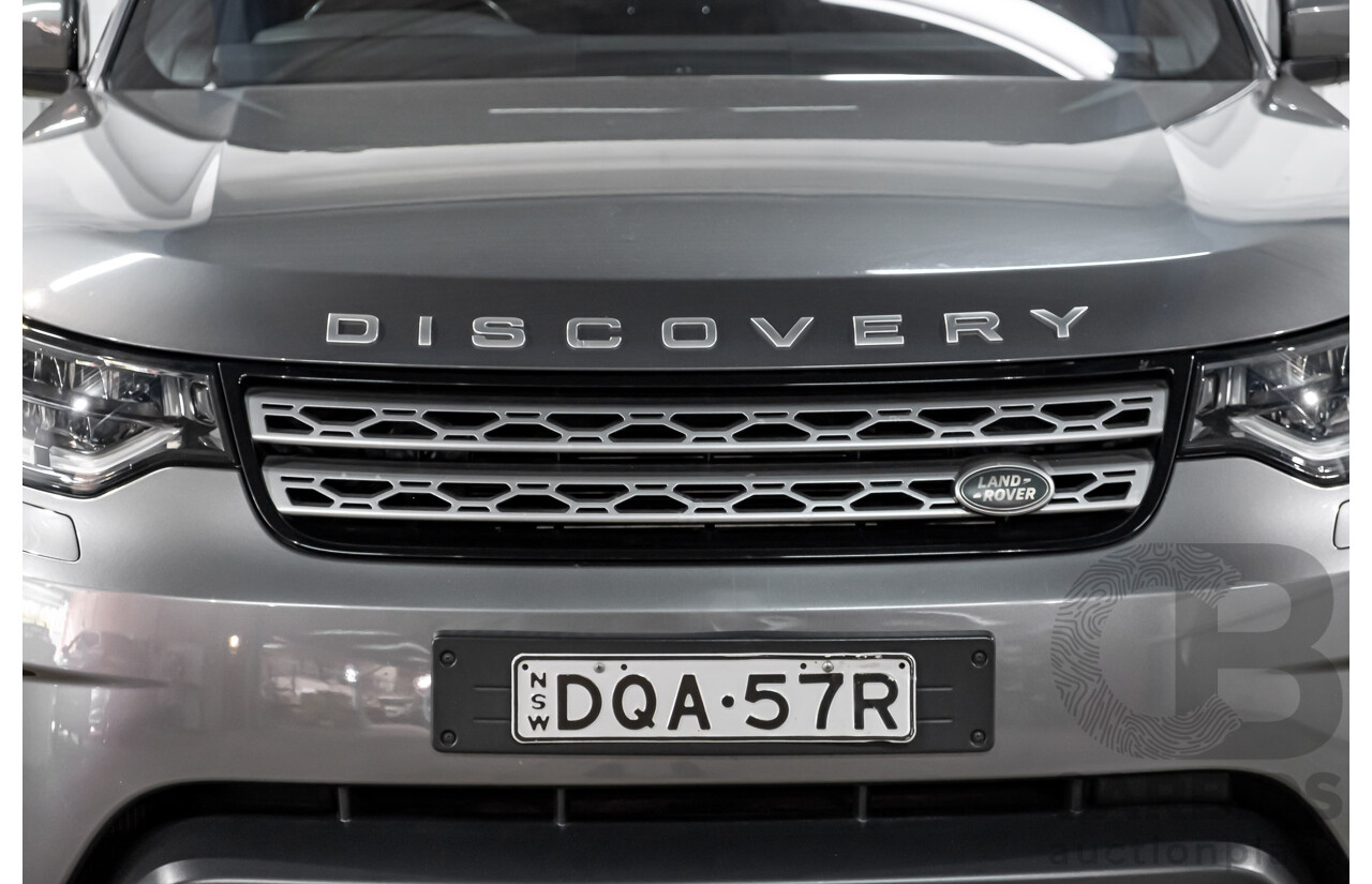 07/2017 Land Rover Discovery SD4 HSE Luxury (4WD) MY17 4D Wagon Ammonite Grey Metallic Turbo Diesel 2.0L - 7 Seater