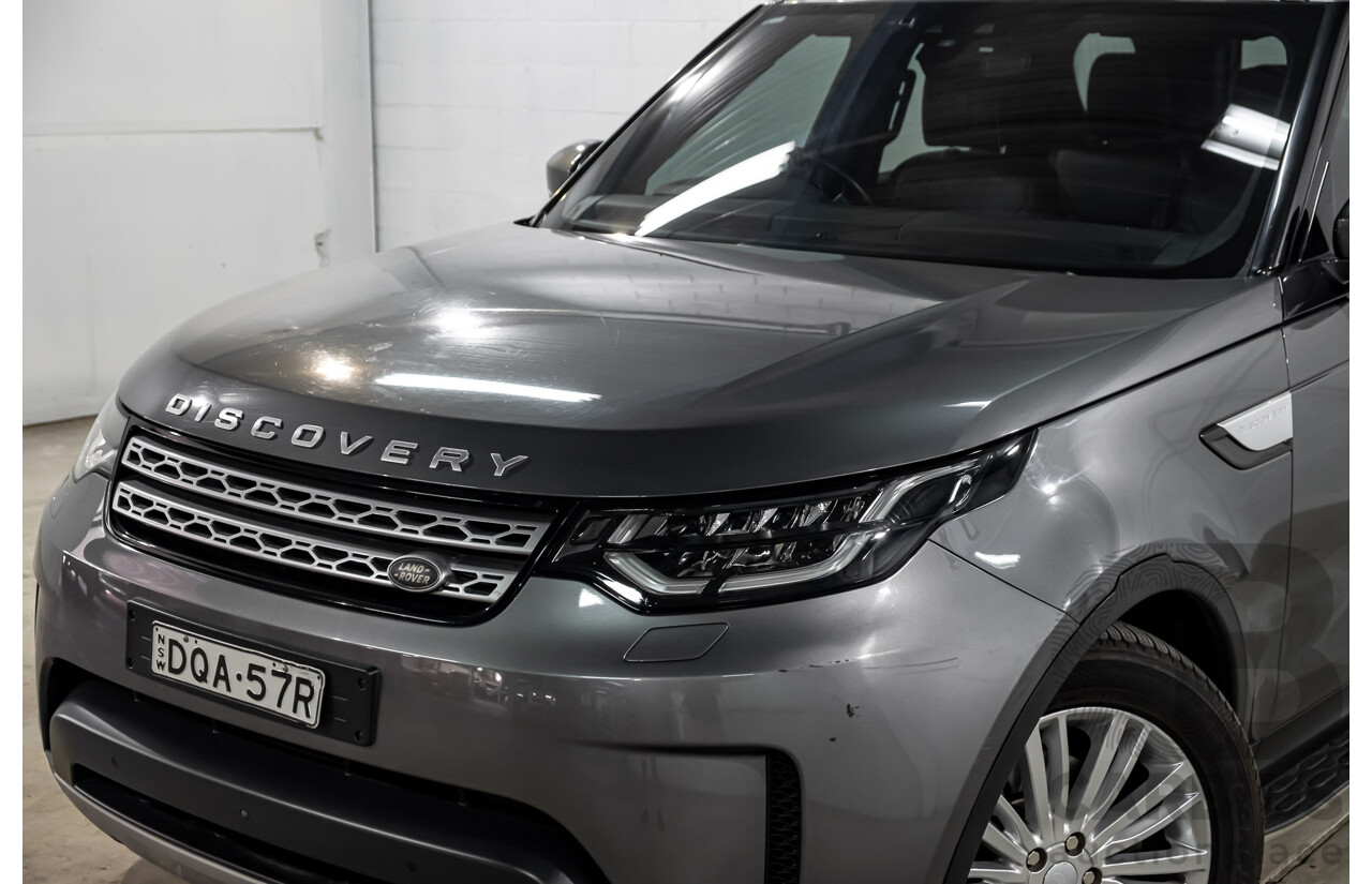 07/2017 Land Rover Discovery SD4 HSE Luxury (4WD) MY17 4D Wagon Ammonite Grey Metallic Turbo Diesel 2.0L - 7 Seater