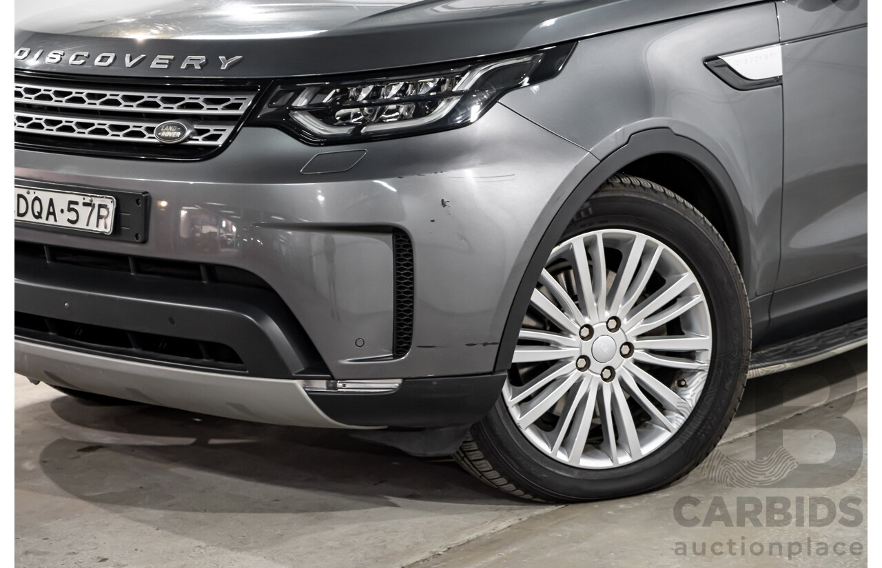 07/2017 Land Rover Discovery SD4 HSE Luxury (4WD) MY17 4D Wagon Ammonite Grey Metallic Turbo Diesel 2.0L - 7 Seater
