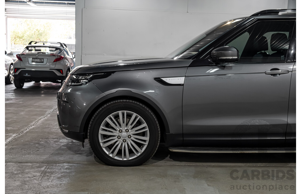 07/2017 Land Rover Discovery SD4 HSE Luxury (4WD) MY17 4D Wagon Ammonite Grey Metallic Turbo Diesel 2.0L - 7 Seater
