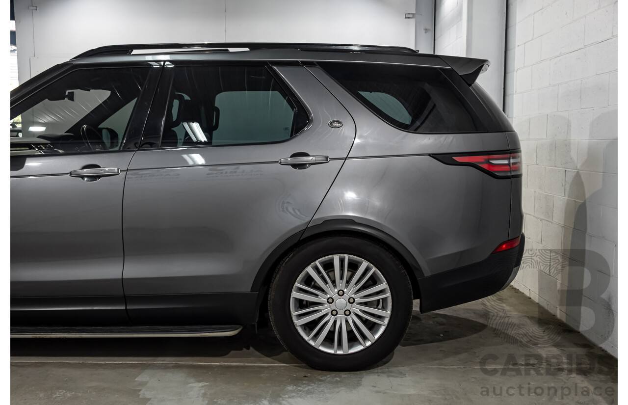 07/2017 Land Rover Discovery SD4 HSE Luxury (4WD) MY17 4D Wagon Ammonite Grey Metallic Turbo Diesel 2.0L - 7 Seater