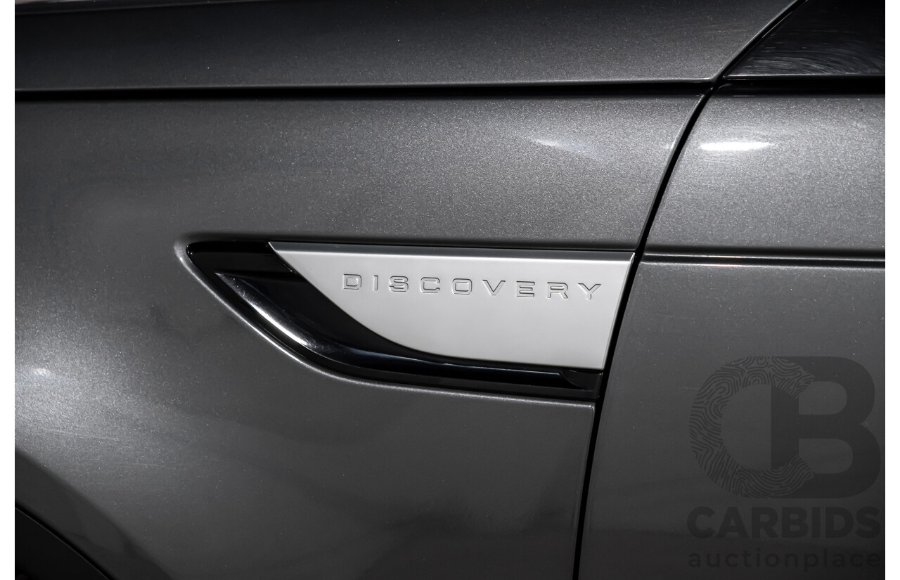 07/2017 Land Rover Discovery SD4 HSE Luxury (4WD) MY17 4D Wagon Ammonite Grey Metallic Turbo Diesel 2.0L - 7 Seater