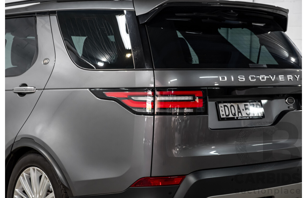 07/2017 Land Rover Discovery SD4 HSE Luxury (4WD) MY17 4D Wagon Ammonite Grey Metallic Turbo Diesel 2.0L - 7 Seater