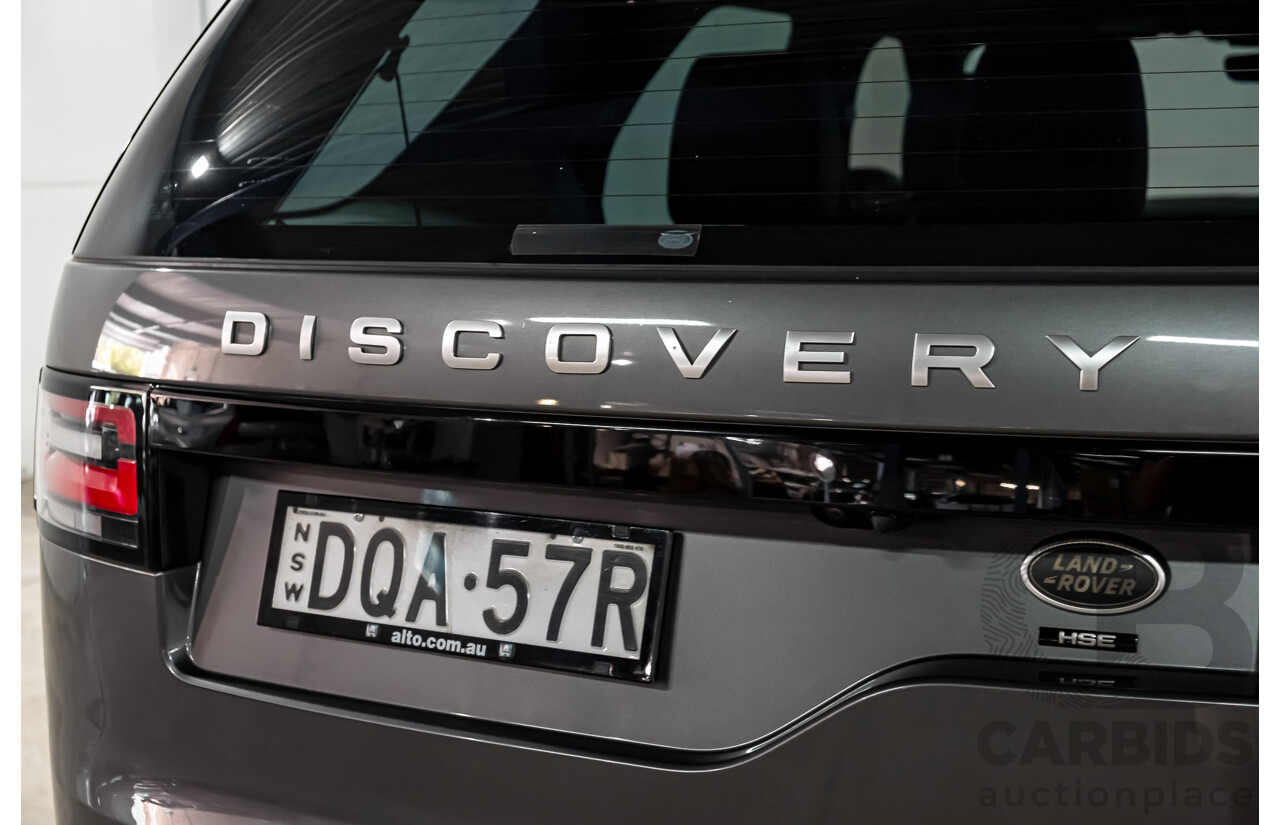 07/2017 Land Rover Discovery SD4 HSE Luxury (4WD) MY17 4D Wagon Ammonite Grey Metallic Turbo Diesel 2.0L - 7 Seater