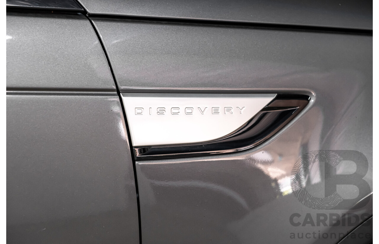 07/2017 Land Rover Discovery SD4 HSE Luxury (4WD) MY17 4D Wagon Ammonite Grey Metallic Turbo Diesel 2.0L - 7 Seater