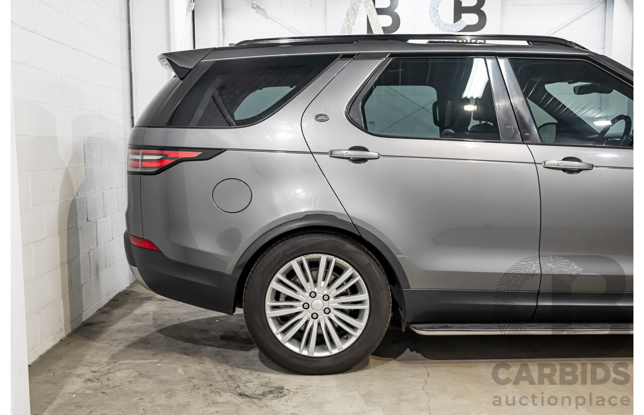 07/2017 Land Rover Discovery SD4 HSE Luxury (4WD) MY17 4D Wagon Ammonite Grey Metallic Turbo Diesel 2.0L - 7 Seater