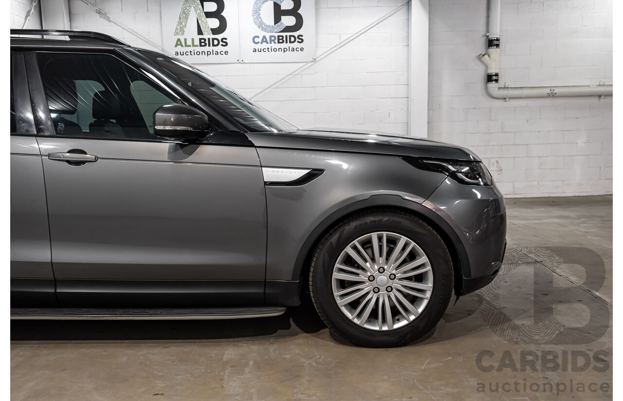 07/2017 Land Rover Discovery SD4 HSE Luxury (4WD) MY17 4D Wagon Ammonite Grey Metallic Turbo Diesel 2.0L - 7 Seater