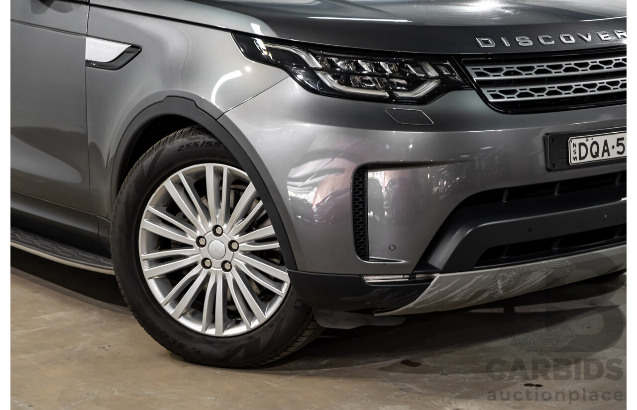 07/2017 Land Rover Discovery SD4 HSE Luxury (4WD) MY17 4D Wagon Ammonite Grey Metallic Turbo Diesel 2.0L - 7 Seater