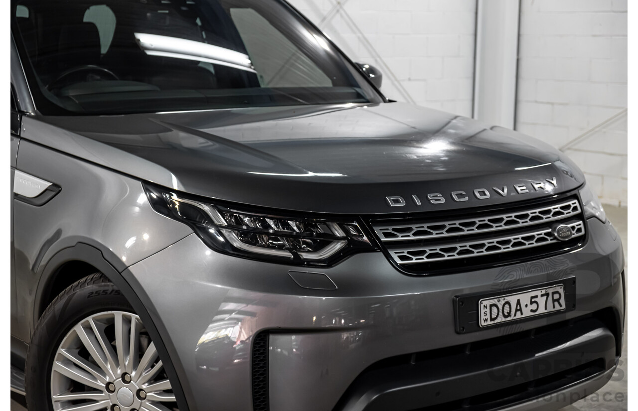 07/2017 Land Rover Discovery SD4 HSE Luxury (4WD) MY17 4D Wagon Ammonite Grey Metallic Turbo Diesel 2.0L - 7 Seater