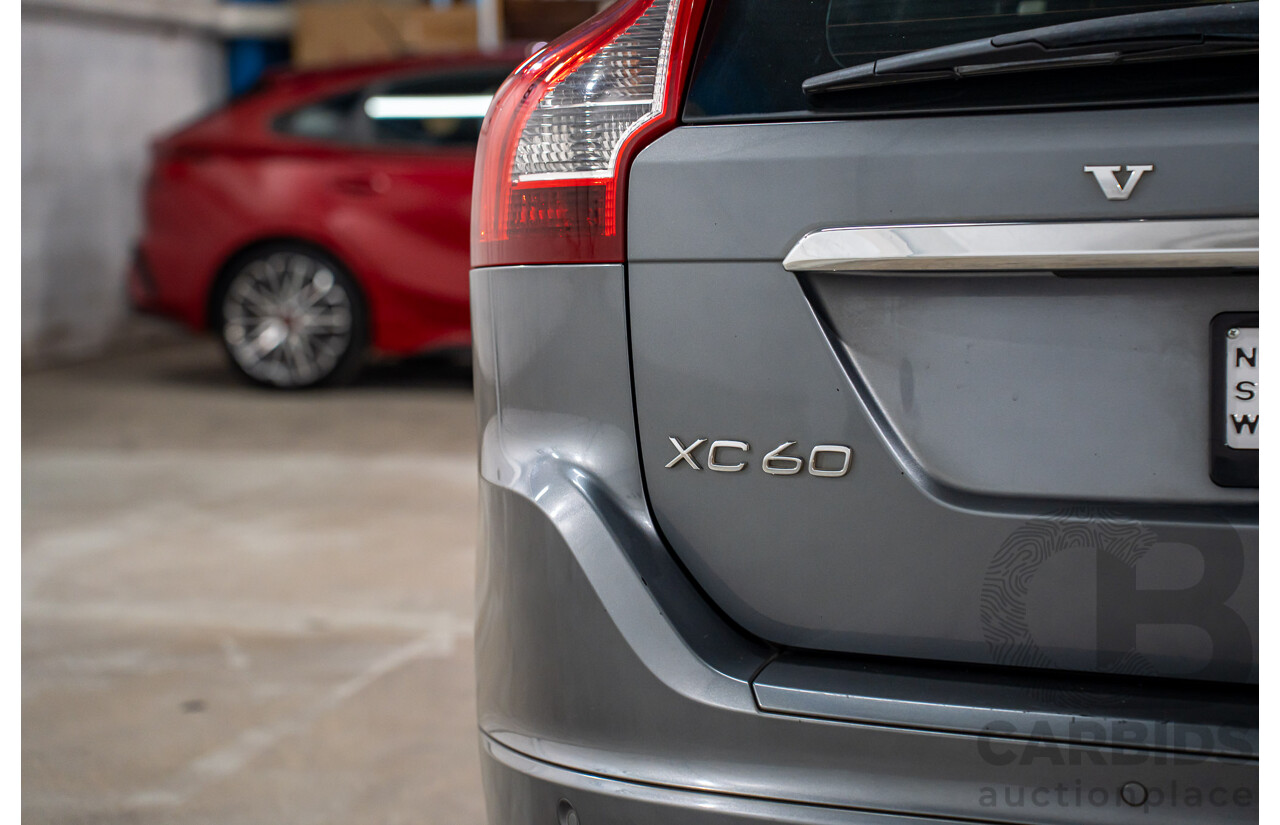 01/2016 Volvo XC60 D4 Luxury (AWD) DZ MY16 4d Wagon Osmium Grey Metallic Turbo Diesel 2.4L