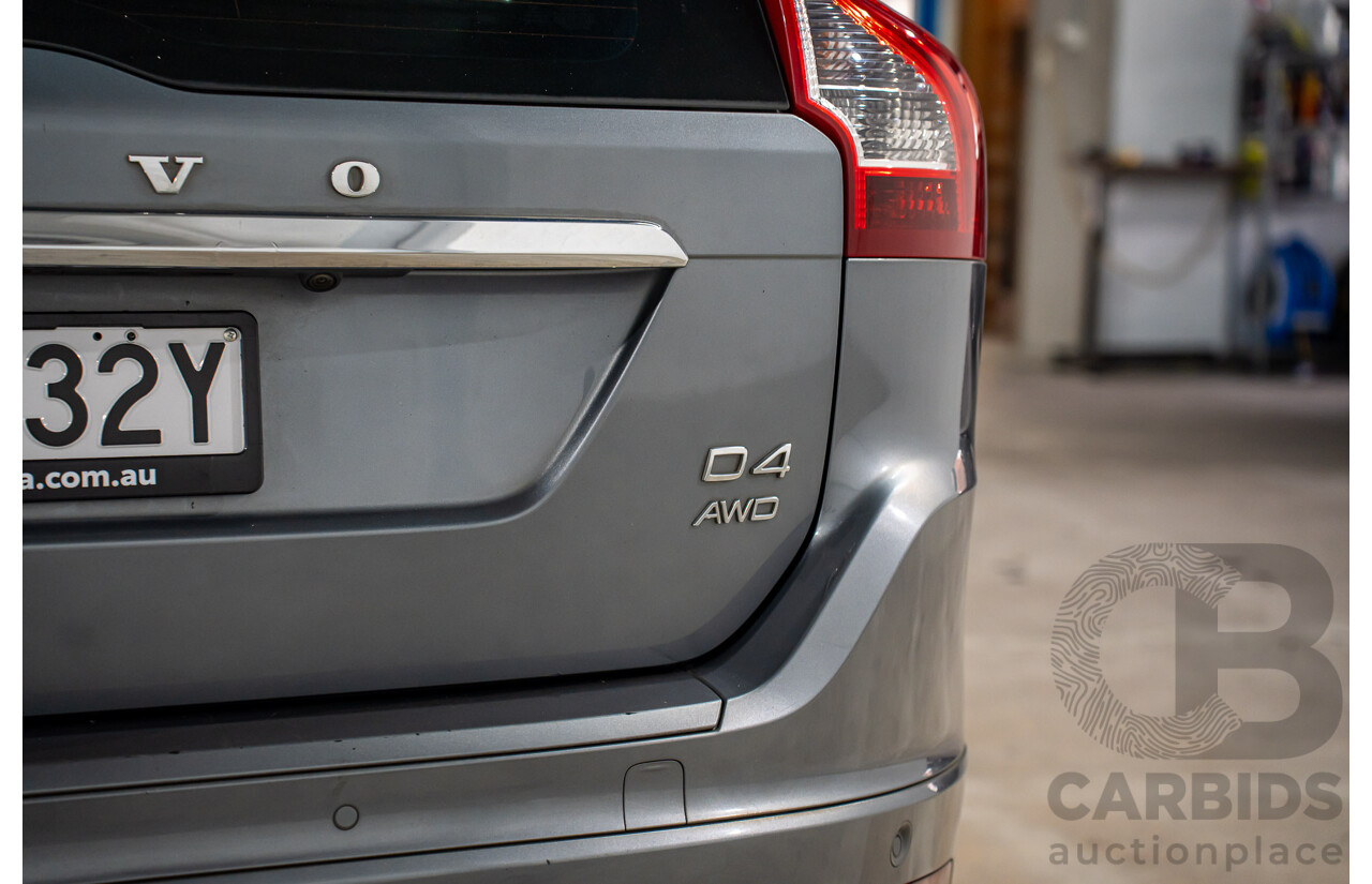 01/2016 Volvo XC60 D4 Luxury (AWD) DZ MY16 4d Wagon Osmium Grey Metallic Turbo Diesel 2.4L