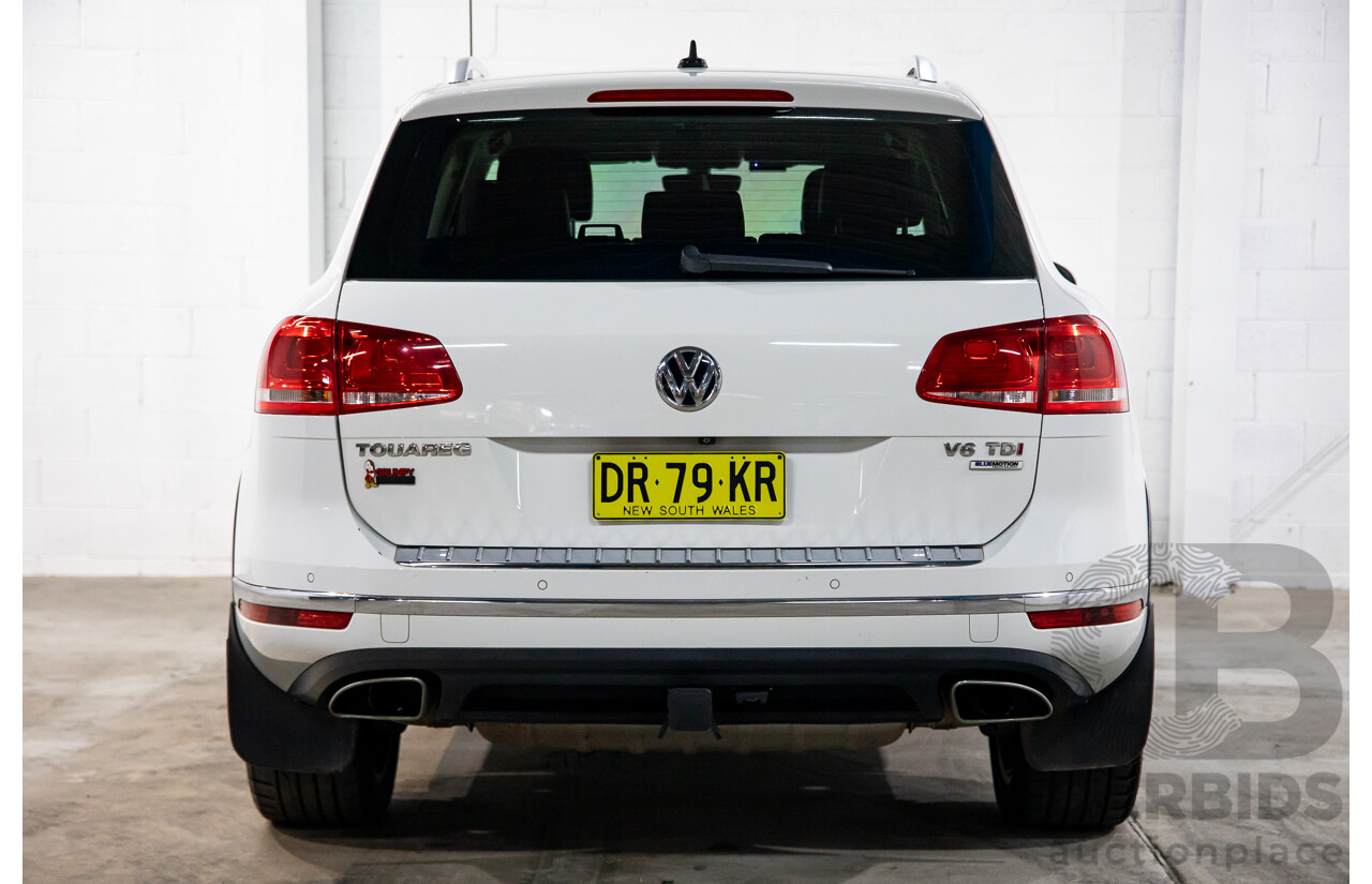11/2016 Volkswagen Touareg V6 TDI AWD 7P MY17 4D Wagon Pure White Turbo Diesel V6 3.0L