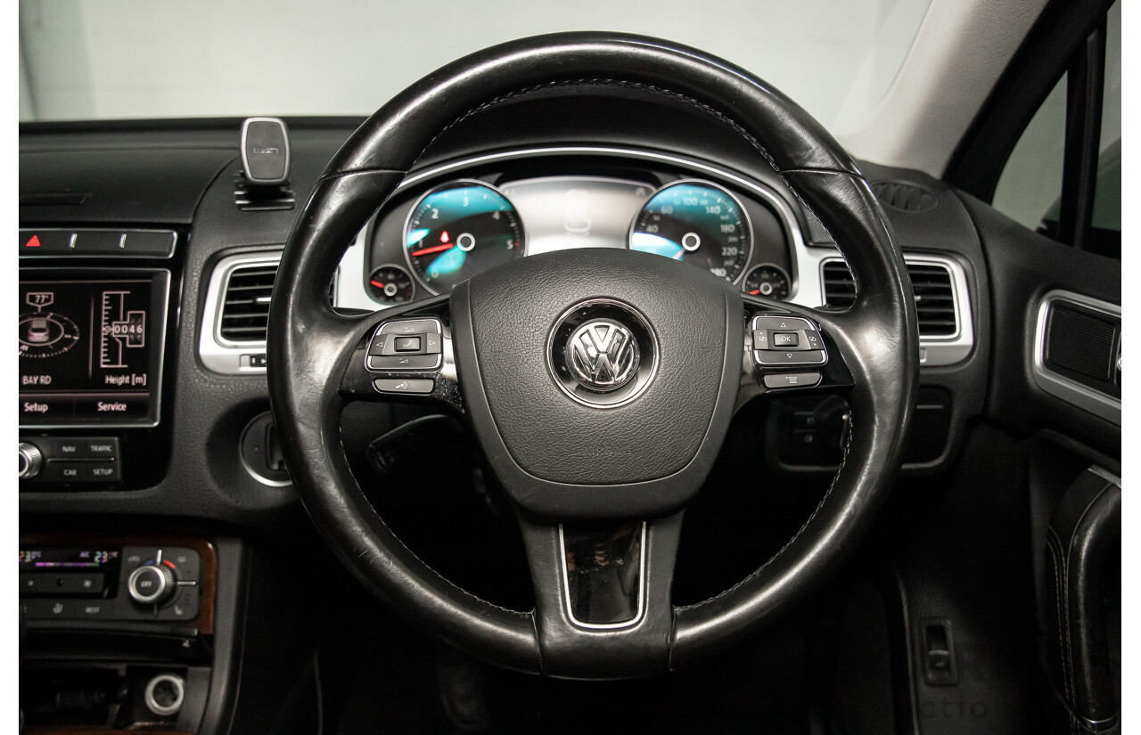 11/2016 Volkswagen Touareg V6 TDI AWD 7P MY17 4D Wagon Pure White Turbo Diesel V6 3.0L