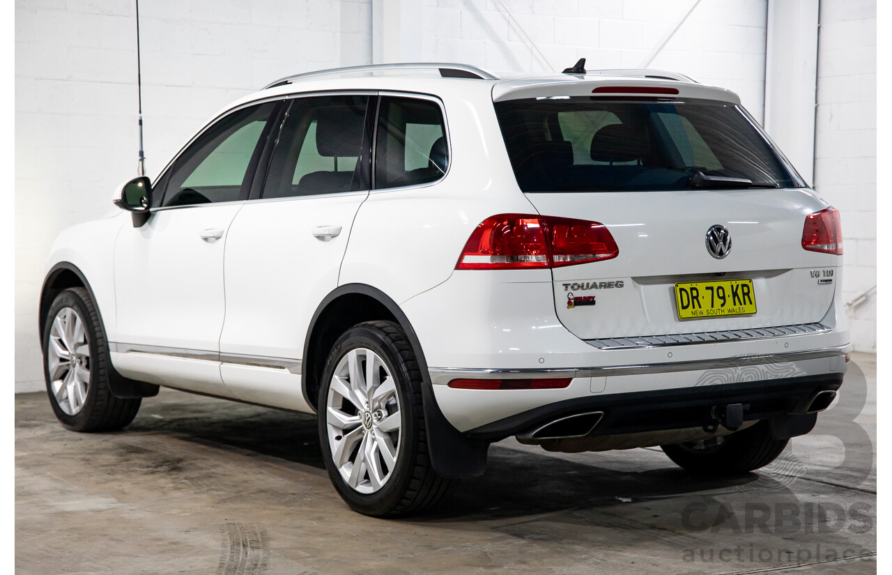11/2016 Volkswagen Touareg V6 TDI AWD 7P MY17 4D Wagon Pure White Turbo Diesel V6 3.0L