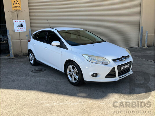 07/2015 Ford Focus Trend (FWD) LW MK2 MY14 5D Hatchback White 2.0L