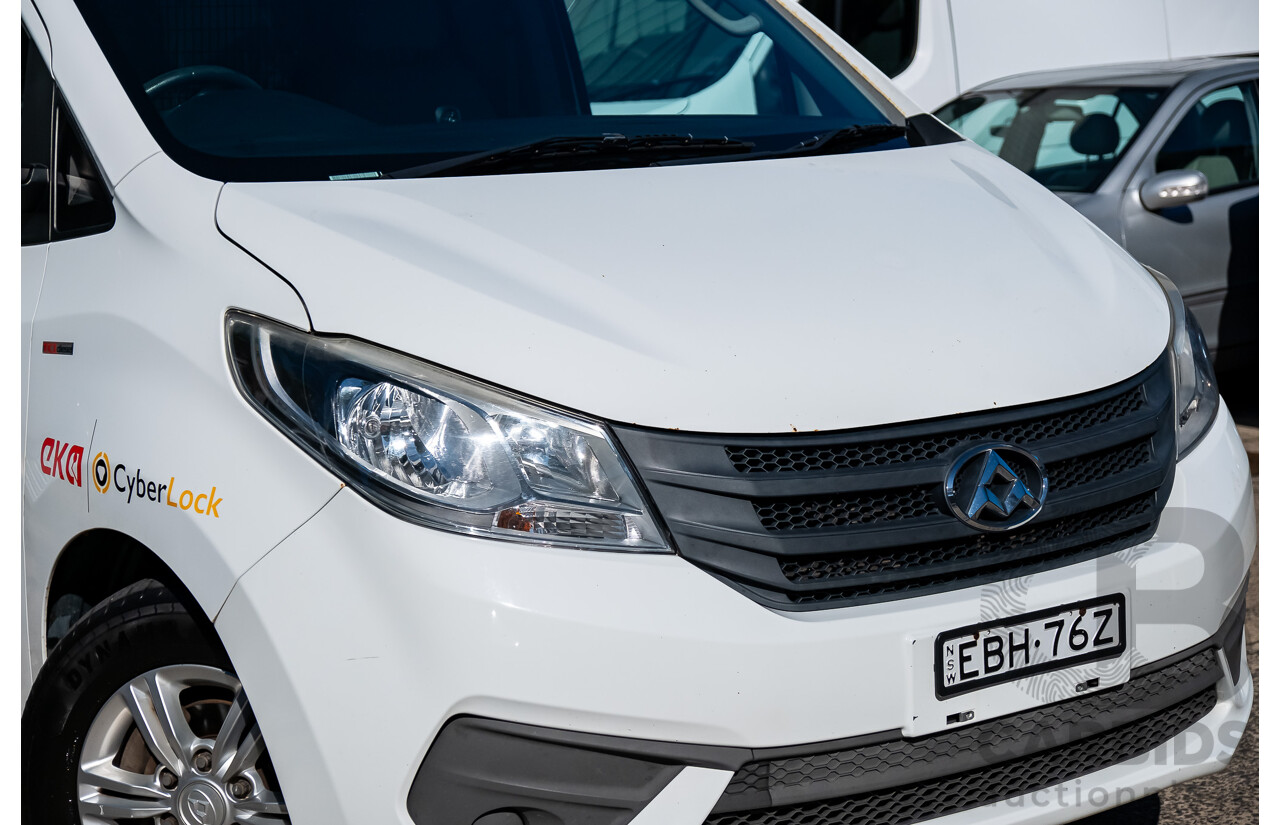 01/2019 LDV G10 SV7V (FWD) Van White Turbo Diesel 1.9L