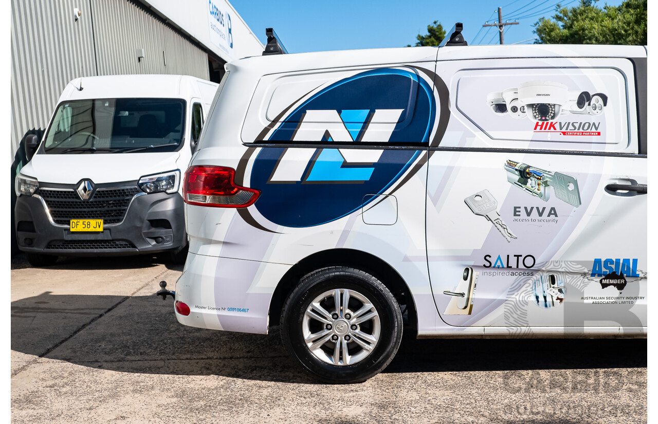01/2019 LDV G10 SV7V (FWD) Van White Turbo Diesel 1.9L